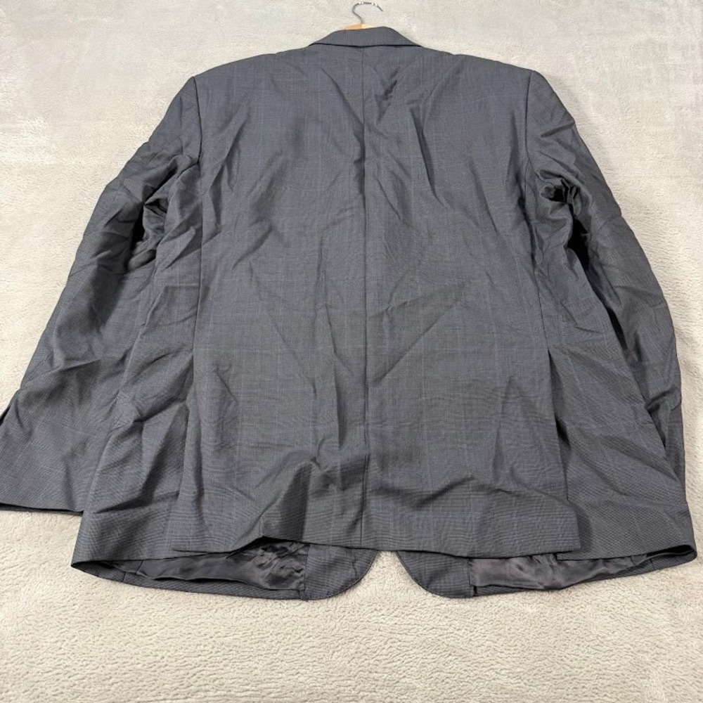 Saks Fifth Avenue Ermenegildo Zegna Mens 44R Blazer Blue Plaid Made in Italy EUC - Picture 11 of 13